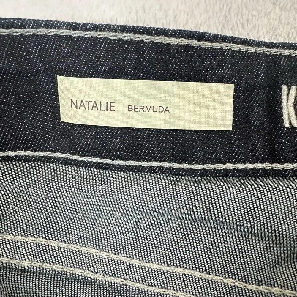 Kut From The Cloth Women's Size 6 Natalie Long Bermuda‎ Jean Shorts Blue Denim